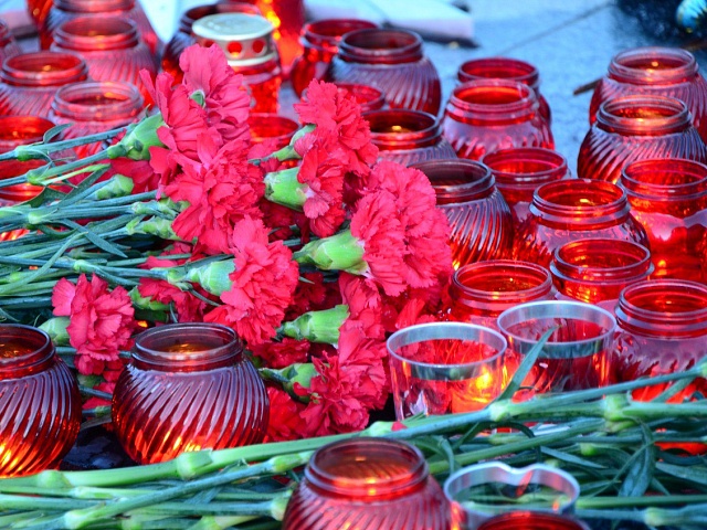 Зажечь свечу и возложить цветы в память о героях, погибших в Великой Отечественной войне, предлагают жителям амурской столицы