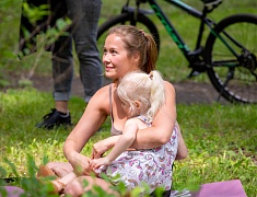 В Городском парке прошел фестиваль йоги