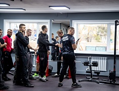 В Благовещенске открыли обновленный зал спортивно-патриотического клуба «Семён»