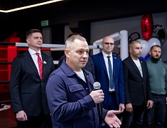 В Благовещенске открыли обновленный зал спортивно-патриотического клуба «Семён»