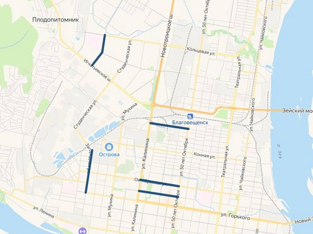 В этом году в Благовещенске отремонтируют дороги больше чем на 20 кварталах