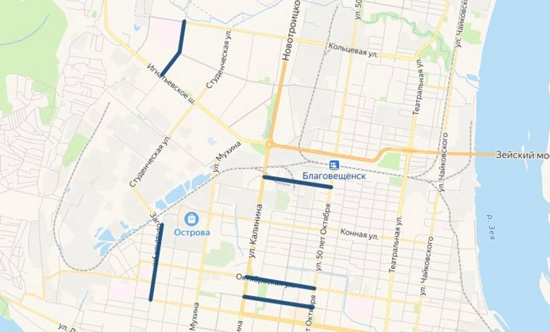 В этом году в Благовещенске отремонтируют дороги больше чем на 20 кварталах