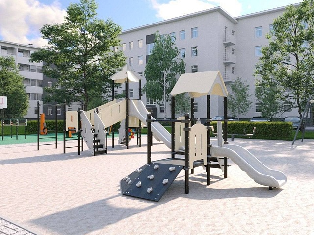 Качели-гнёзда, теннисные столы и игровые комплексы: в этом году в Благовещенске преобразятся три двора по федеральной программе 