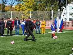 В Благовещенске открыли стадион Алексеевской гимназии