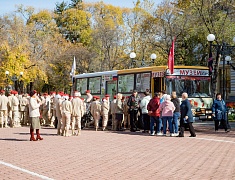 Автобус Победы вернулся в Благовещенск