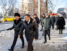 Выездное совещание мэра Благовещенска Олега Имамеева по подготовке к дежурству в новогодние дни