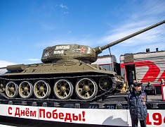 Ретропоезд «Победа» прибыл в Благовещенск