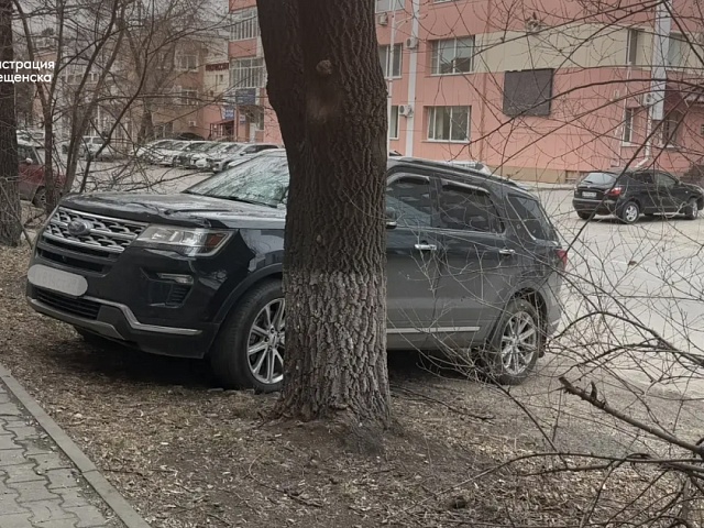На 2,3 миллиона рублей наказали благовещенцев за неправильную парковку с начала года.