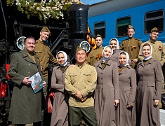 В Благовещенск прибыл «Поезд Победы»