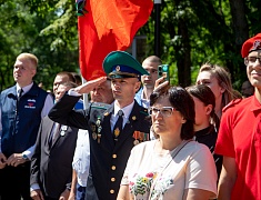 В Благовещенске открыли временный мемориал памяти участников локальных войн и конфликтов