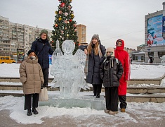 В Благовещенске подвели итоги детско-юношеского фестиваля ледовых скульптур «Волшебный лёд Амура»