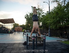 В Благовещенске отпраздновали День физкультурника