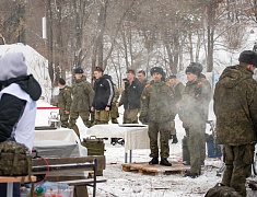 В Благовещенске прошло первенство города по горным лыжам и сноуборду, посвящённое памяти выпускника ДВОКУ, Героя России Ковтуна Андрея