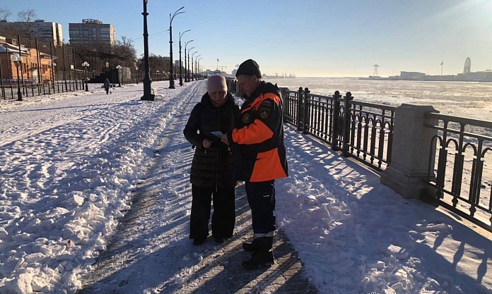 Выход на лёд запрещён: в Благовещенске провели больше 50 рейдов