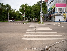 Мэр Благовещенска Олег Имамеев выехал на подтапливаемые во время дождей участки