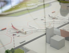 В благовещенском аэропорту началось строительство нового терминала с телетрапами