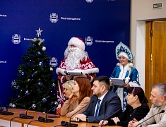 В амурской столице прошла церемония награждения победителей конкурса «Новогодний Благовещенск»