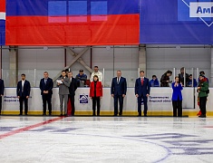 Арену «Гагарин лед» открыли в Благовещенске ледовым шоу