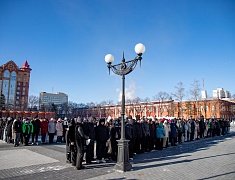 Благовещенцы почтили память защитников Ленинграда