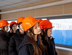 Школьники города смогли примерить на себя роль энергетиков Благовещенской ТЭЦ