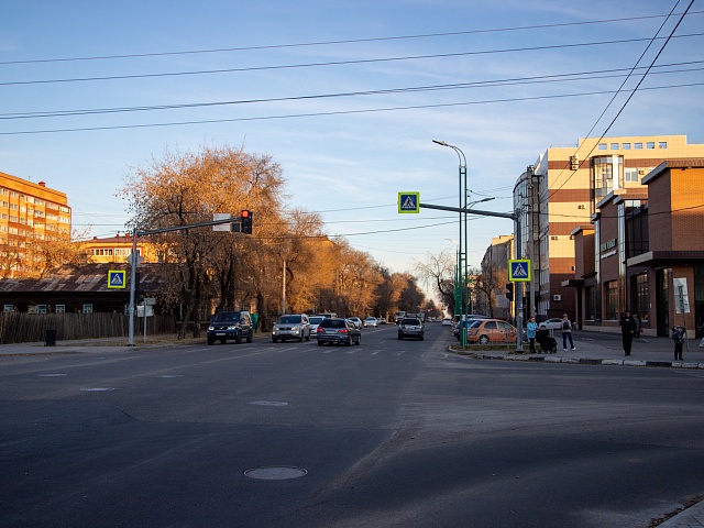 Полкилометра ливневого коллектора заменили на улице Пушкина в Благовещенске 