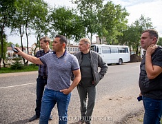 Мэр Благовещенска Олег Имамеев выехал на подтапливаемые во время дождей участки